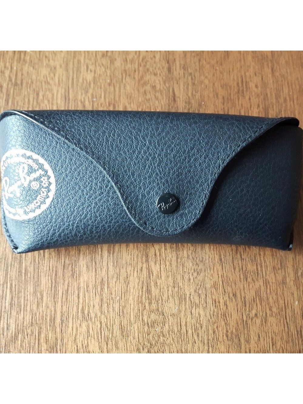 Ray Ban Glasses Case Pebbled Leather Look VGUC